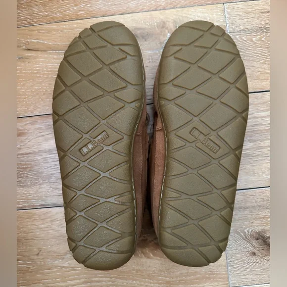 NWT LL Bean Women’s Wicked Good Moccasins in Brown, size 9 - Picture 4 of 6